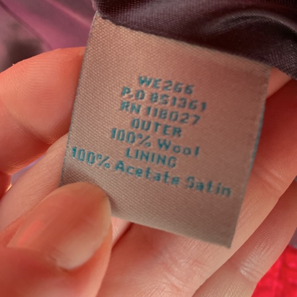 Boden Hot Pink Neon Boucle Tweed Chanel Fantasy Look Jacket Fringe Trim Chic 💕 - Picture 10 of 16